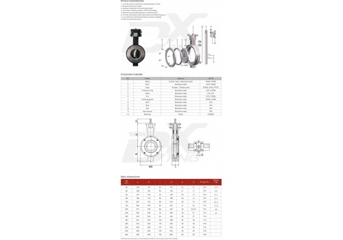 High performance butterfly valve